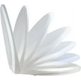 thumbnail image 5 of Premium  Wood Toilet Seat, White/White Hinge, 5 of 5