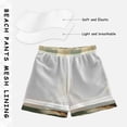 thumbnail image 3 of FORMRS Boys Swim Trunks Quick Dry Mesh Liner Boardshorts Sizes XS-XL, Snow Mountains, 3 of 7
