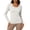 White, variant on EDHITNR Women Long Sleeve T-Shirts Basic Crew Neck Slim Fit Stretchy Athletic Yoga Top Casual Workout Running Tee Black XXL