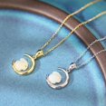 thumbnail image 4 of 14K Gold Jade Rabbit Necklace, Moon Rabbit Pendant, Unique Chinese New Year Jewelry Gifts for Women, Symbol of Prosperity and Good Luck, 4 of 4