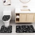 thumbnail image 4 of FMSHPON Halloween 4 Piece Bathroom Set Shower Curtain Bath Rug Contour Mat and Toilet Lid Cover, 4 of 6