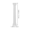 thumbnail image 2 of OUNONA Plastic Pillars Stand White Roman Column for Wedding Cake Decor 4Pcs, 2 of 8