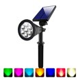 thumbnail image 3 of NETSENG Solar Spot Light Outdoor, 7 LED Color Changing 2-in-1 Solar Landscape Spotlight Waterproof Security Wall Lamp Lights for Patio Yard Lawn Driveway Trees Flags Halloween Christmas Decor (2 Pack), 3 of 6