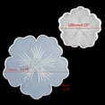 thumbnail image 6 of UNTERING Coaster Mold Large Flower Shape Resin Molds Silicone Tray for Fruit Cup Platter Epoxy Resin Molds Art, 6 of 8