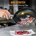 thumbnail image 6 of Premium Stainless Steel Locking Kitchen Tongs with Silicon Tips, Set of 2-9" and 12", 6 of 19