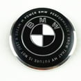 thumbnail image 1 of BM-W Emblem Motorhuv Logotyp för Thunder black and white, 1 of 5