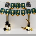 thumbnail image 4 of Jiibva Eid Mubarak Paper Banner Islamic Muslim Hanging Bunting Banner Ramadan Mubarak Party Hanging Garland for Fireplace Wall, 4 of 7