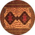 thumbnail image 1 of Ahgly Company Indoor Round Persian Orange Traditional Area Rugs, 8' Round, 1 of 1