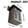 thumbnail image 3 of Clearance Under $1 Wall Mount Utensil Holder, No-Drill Adhesive Storage Rack for Kitchen Cutlery, 3 of 5