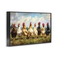 thumbnail image 2 of Stupell Industries Farmhouse Chicken Brood on Horizon Black Framed Giclee Art, 18 x 12, by Petals Prints Design, 2 of 8