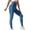 E-Sky Blue2123, variant on Hifoo Women Solid Color Seamless Knit Gym Pants High Waist Belly Tight Gym Pants Stretch Yoga Pants Leggings Cozy Wear