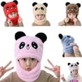 thumbnail image 3 of Beautyzll Toddler Baby Boys Cute Hat 2-8Y Kidds Girls Earflap Fleece Lined Beanie Warm Caps for Fall Winter, 3 of 5