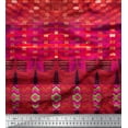 thumbnail image 3 of Soimoi Poly Georgette Fabric Bricks Panel Decor Fabric Printed Yard 42 Inch Wide, 3 of 3