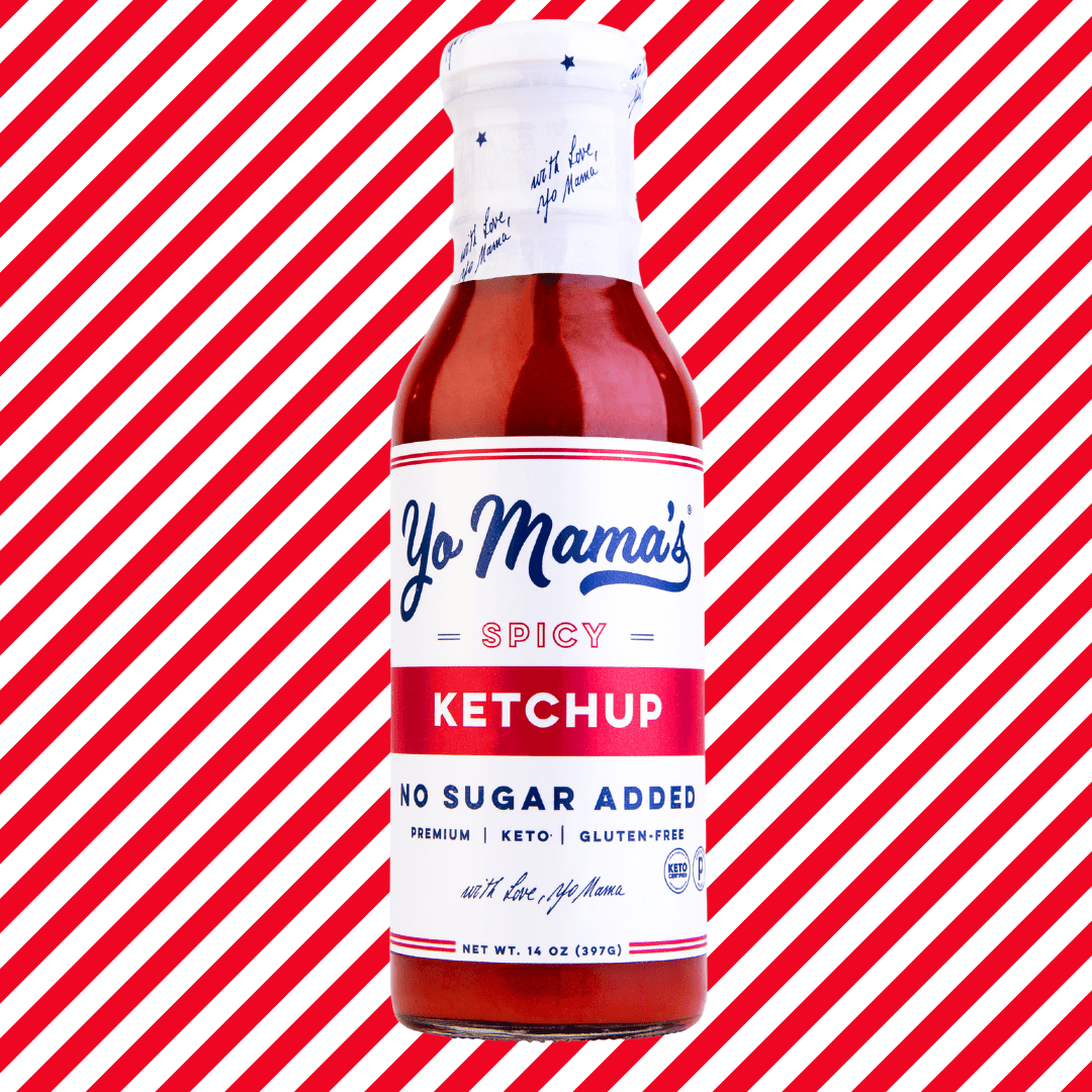 Yo Mama's Foods Keto Spicy Ketchup – No Sugar, Gluten-Free, Vegan