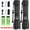 2Pcs 26650 battery, variant on Rechargeable LED Flashlight 1000LM, 5-Mode Zoomable Tactical Torch With USB-C Charging, Waterproof Aluminum Alloy Flash Light For Camping, Hiking, Fishing, Emergency, Outdoor, Survival