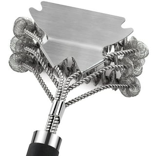 Weber 18 In. Stainless Steel Bristles Grill Cleaning Brush & Scraper -  Bliffert Lumber and Hardware