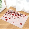 thumbnail image 4 of doreo Valentine''s Day Doormat Love Heart Tree Entrance Mat Pink Red Romantic Love Happy Valentine''s Day Decorative Floor Mat Non Slip Washable Welcome Mats for Home Decoration 18"x30", 4 of 6