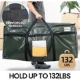 thumbnail image 2 of 69 Gallon  Storage Bags, XXL Green Heavy Duty Moving Bags For Storage with Visible Window, Wrap Around Handles, Totes for Space Saving, Alternative to Moving Boxes, 2 of 6
