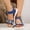 Blue, variant on Viluyesy Women's Flatform Sandals, Ankle Strap Wide Width Open Toe Casual Comfortable Walking Shoes Blue 6