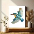 thumbnail image 6 of Kingfisher Bird Watercolor Canvas Wall Art，Apartment Home Bathroom Hallway Decor, 6 of 8