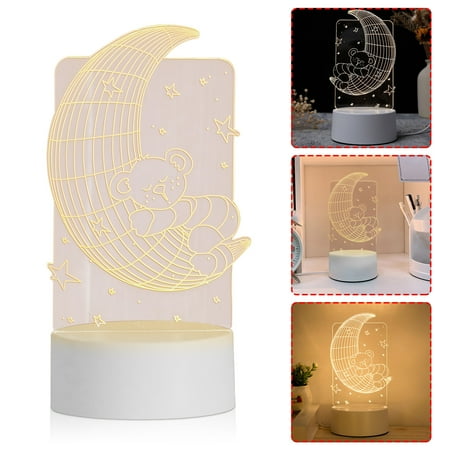 

3D Night lightPlastic KTV Adjustable Lights LED light TANGNADE