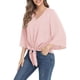 thumbnail image 4 of Txlixc Blusa de color sólido para mujeres Txlixc moda, 4 of 6