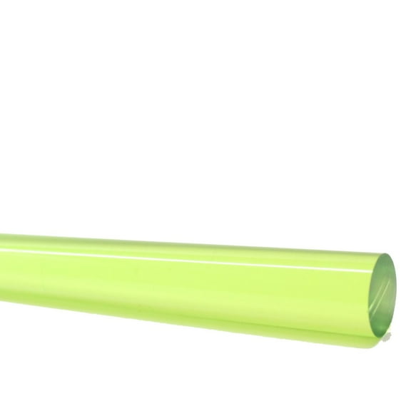 Acrylic Lucite Rod Dowel - 3/4" (19.05mm) x 24" (610mm) - One Rod (Green)