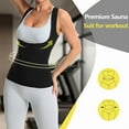 thumbnail image 2 of 2 Pack Sauna Vest for Women - Sweat Vest for Women Fitness Body Shaper,Slimming Sauna Shirt for Workouts, 2 of 6