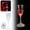 A, variant on ZMKIAG LED Light up Durable Acrylic Champagne Flutes - Colorful Glowing Wine and Cocktail Glasses for Birthday, Christmas and Party Celebrations, Available in 5 Colors