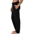 thumbnail image 3 of Fruit of the Loom mens Breathable Jersey Sleep Pant - Black, 3 of 5