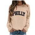 thumbnail image 1 of EHQJNJ Chandails en Molleton d'Automne pour Femmes 2024 Mode Décontractée Manches Longues Col Rond Chandails en Molleton Imprimés Pull Sans Capuche Chandails en Molleton Surdimensionnés pour Femmes Coupe Ample, 1 of 8