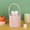 F, variant on Easter Bunny Tote Basket with Ears Plush Fabric Gift Bag for Egg Hunt Candy Treats Party Favors Storage Bin Spring Decor Reusable 1 Pack