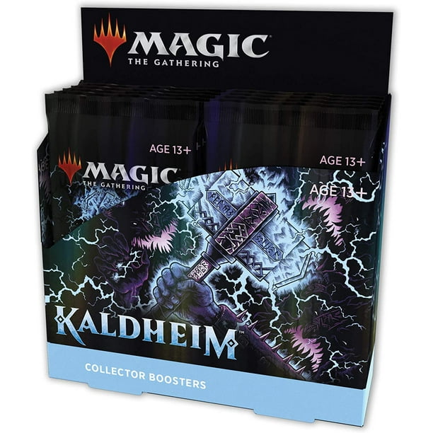 Magic The Gathering Kaldheim Collector Booster Box 12 Packs 180 Magic Cards Walmart Com
