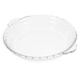 thumbnail image 4 of KALLORY  8 Inch Microwave Glass Bowl Pie Baking Dish Cake Plate Oven Transparent, 4 of 8