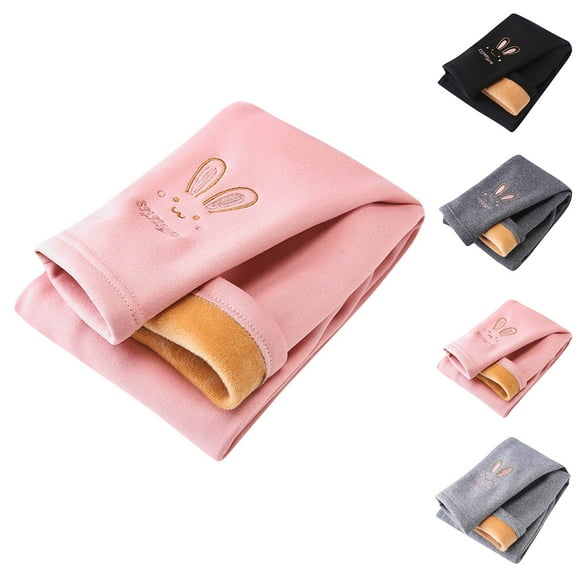 Bovxnpu Fall Winter Boys Girls Pants, Girls Cotton Pants Thermal Underwear Leggings, Children Winter Soft Breathable Pocket Pants Home Sleeping Pants Warm Pants