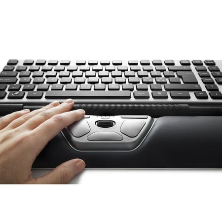 Contour - Rollermouse Red Ergonomic Wireless Mouse - Black