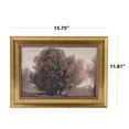 thumbnail image 6 of Home Decor Collection Sterling & Noble Home Modern Framed Brown Tones Trees Landscape 11.8"x15.75" Canvas Wall Art, 6 of 12