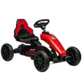 thumbnail image 1 of Aosom Pedal Go Kart for Kids w/ Swing Axle, Adjustable Bucket, Red, 1 of 10