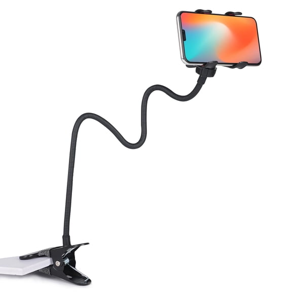 Soporte para teléfono Selfdee con cuello de cisne de 60 cm y clip giratorio de 360°