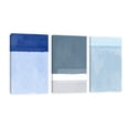 thumbnail image 1 of Cuadro Decorativo Tríptico Vertical Azules Abstracto Canvas Revolution  Set De 3 Cuadros 25x38 cm, 1 of 5
