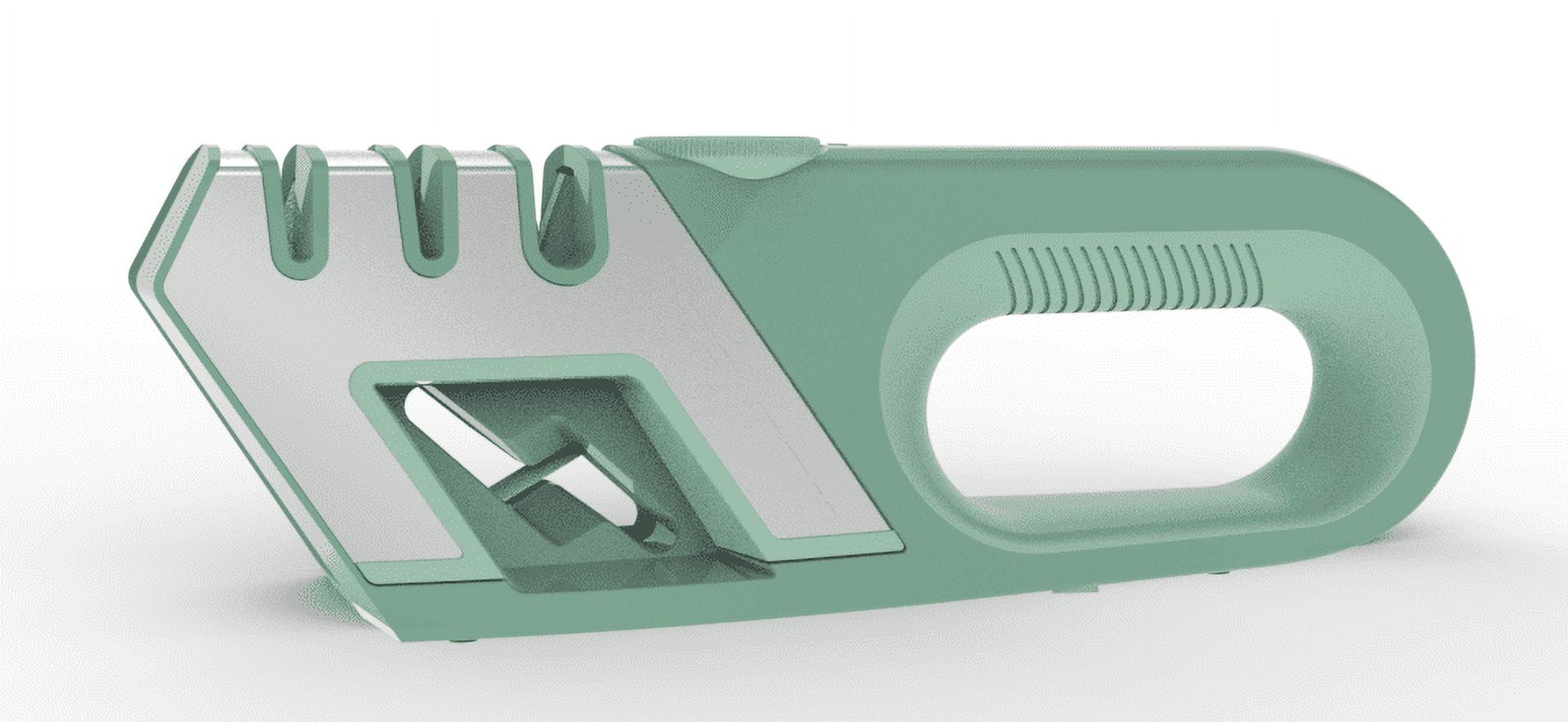 The Pioneer Woman 4-Stage Knife Shear and Sharpener, Green