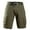 Green, variant on Shorts for Men Male Summer Shorts Pockets Cargo Sports Pocket Button Pants Size:35