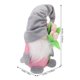 thumbnail image 4 of Gnomo del Día de la Madre, muñeca decorativa de felpa, peluche gris, hecho a mano, suave, flores de tulipán de primavera, gnomos, 4 of 8
