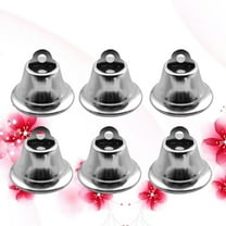 FONDOTIN 10Pcs Small Craft Bells Silver for DIY Crafts and Home Decoration Christmas Enthusiasts