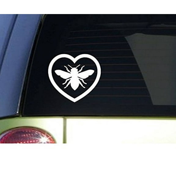 HoneyBee Heart *I839* 6 inch Sticker decal