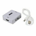 thumbnail image 1 of HD to RCA Video Signal Adapter Computer to adapter HD to Display 1080P Video Audio Converter USB Powered, Black, 1 of 9