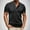Black#26, variant on Handshe Men's Henley Shirts Short Sleeve Casual Basic Tee Summer Button Henley Soild T Shirts