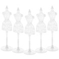 thumbnail image 2 of 6Pcs Mini Dress Form Mannequin Exquisite and Simple Structure for Playtime Use, 2 of 5