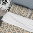 thumbnail image 4 of Designart 'Retro Pattern Abstract Design IV' Mid-Century Modern Duvet Cover Set, 4 of 4