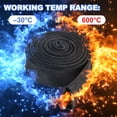 thumbnail image 5 of Insulation Cable Protector,25mm/0.98 Inch-1m/3 Feet High TEMP Fiberglass Sleeve Black, 5 of 6